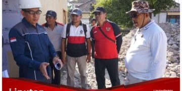 Wabup Kasta Monev Proyek di Kecamatan Nusa Penida