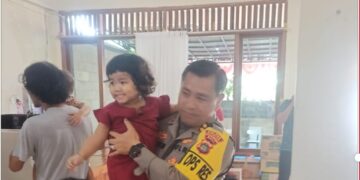 Kapolres Gianyar Beserta Ketua Bhayangkari Cabang Gianyar Kunjungi Yayasan Rumah Bayi Bali Indonesia