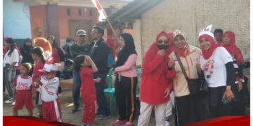 Meriah..! Gerak Jalan Santai Warga Desa Watu Ulo di Ikuti Seorang Anggota DPRD