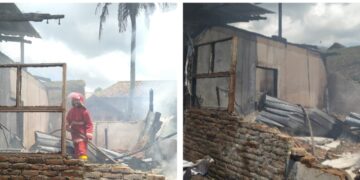 Naas…! Api Mengamuk Dua TKP dalam Sehari, Hanguskan Ruko dengan Kerugian Ratusan Juta