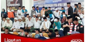 Ribuan Pendukung Serta Relawan Menyambut Capres Anies Baswedan di Sampang Water Park