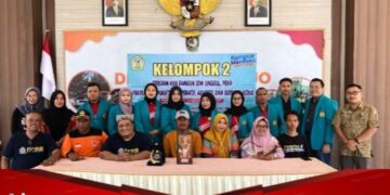 Penuh Haru dan Kenangan, Acara Penarikan Mahasiswa UBI  Peserta KKN di Desa Tembokrejo