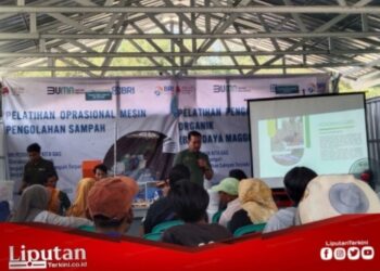 Pasar Rogojampi Bersama BRI dan PEGA Indonesia Gelar Sosialisasi Pengelolaan Sampah