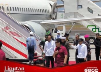 Tiba di Bandara I Gusti Ngurah Rai, Kedatangan Presiden Joko Widodo Disambut Kapolda Bali