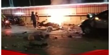 Disinyalir Rem Bermasalah, Sebuah Truk Tabrak Mobil dan Motor di Exit Tol Bawen, Tiga Orang Meninggal Dunia