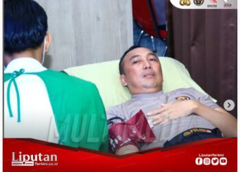 Kadiv Humas Polri Pimpin Kegiatan Donor Darah di Hari Jadi Humas Polri ke-72