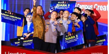 Kadiv Humas Polri Membuka Awarding Night Polri Campus Creator Competition 2023