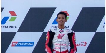 Veda Ega Pratama, Bintang Muda Indonesia Sapu Bersih Podium Pertama di Ajang Balap Internasional