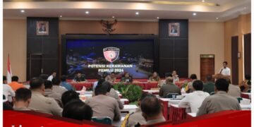 Danrem 072/Pamungkas dan Kapolda DIY Hadiri Rapat Koordinasi Penting untuk Pemilu 2024 yang Aman dan Damai