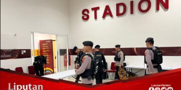 Tim Satwa dan Satuan Gegana Sterilisasi Stadion Manahan, Antisipasi Ancaman Bahan Peledak