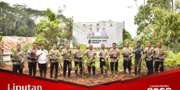 Polres Wonosobo Gelar Tanam Pohon Dukung Program Pemulihan Ekosistem