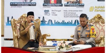Ini Pesan Bupati Labuhanbatu Saat Hadiri Seminar Nasional Moderasi Beragama