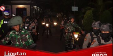 Cipta Kondisi Kamtibmas Menjelang Pemilu 2024, Polres Sampang Gelar Patroli Skala Besar