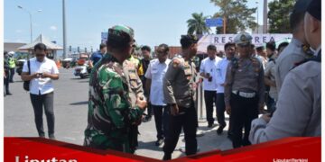 Jelang Nataru, Kapolda Jatim Bersama Dandim 0825/Banyuwangi dan Forkopimda Ikuti Patroli Mantap Brata