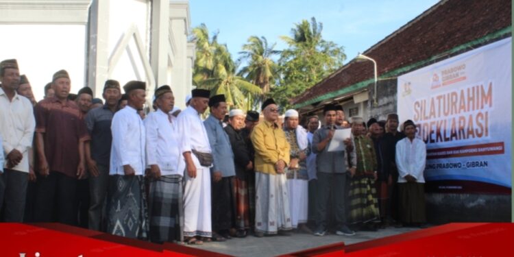 Pemuda Prabowo Gibran Berkolaborasi Bersama Kiyai Kampung dan Mantan Kades, Siap Menangkan Prabowo – Gibran di Banyuwangi