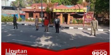 Demi Amannya NATARU, Aparat TNI-Polri dan Satuan Keamanan Lainnya Siaga di Pos Pam Masceti
