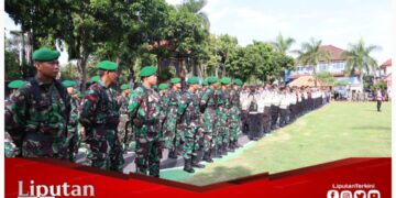 Polres Gianyar Gelar Apel Kesiapan Pasukan Dalam Rangka Malam Pergantian Tahun