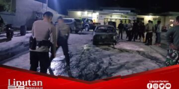 Polres Wonosobo Gerak Cepat Tangani Kebakaran Mobil di SPBU