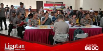Polres Gianyar Ikuti Pendalaman Tim Supervisi Ops Mantap Brata Agung 2023/2024 dari Mabes Polri