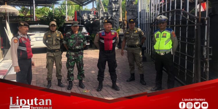 Pastikan Situasi Jelang Pemilu Aman TNI , POLRI & SATPOL PP Giatkan Patroli Rutin Wilayah Gianyar