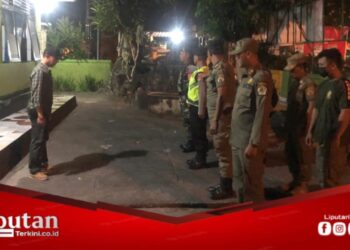 Patroli Gabungan Digencarkan Dalam Rangka Menjaga Kamtibmas Menjelang Pemilu 2024 Di Kabupaten Gianyar.