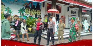 Ciptakan Situasi Kondusif, Aparat TNI – Polri dan Satpol PP Patroli Wilayah Gianyar