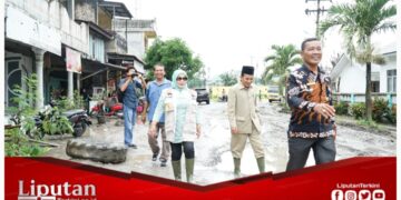 Wabup Labuhanbatu Tinjau Jalan Rusak di Pangkatan