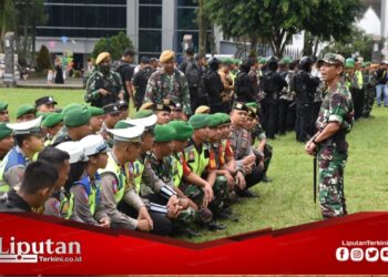 Dandim 0707/Wonosobo Pimpin Apel Gabungan Kesiapan Kunjungan Presiden di Wonosobo