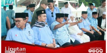 Nderek Guru Gelar Sholawat bersama Santri dan Ulama di Kota Serang, Prabowo Sampaikan Pidato Kebangsaan