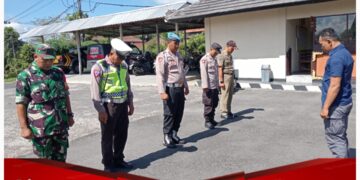 Jaga Kamtibmas Jelang Pemilu Aparat Gabungan Patroli Kawasan Wisata dan Istana Tampaksiring