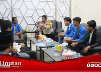 Kapolres Madina Terima Audensi PMII, Kolaborasi Menuju Pemilu Damai 2024