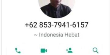 Awas..! Beredar Nomor WA Tak di Kenal Menggunakan Foto Profil Kades Rejoagung