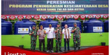 Kapolda Jateng Hadiri Peresmian Pembangunan Air Bersih dan Rehab RTLH oleh KASAD di Banyumas