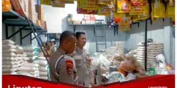 Monitoring Persediaan dan Harga Beras di Pasar Cepogo, Kapolsek Ajak Pedagang Bersikap Tanggap