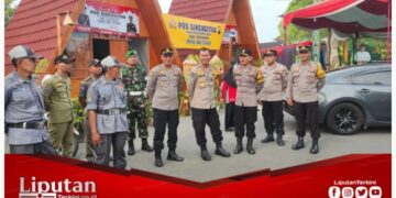 Irwasda Polda Jateng dan Kabid Humas Polda Jateng ke Blora Cek Pos Sinergitas Operasi Ketupat Candi 2024