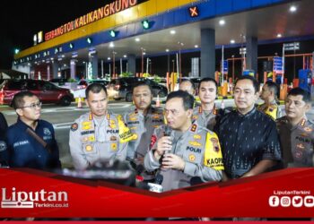 H-3 Lebaran, Kapolda Jateng Terus Pantau Perkembangan Arus Mudik di GT Kalikangkung