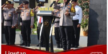 Polres Magelang Kota Gelar Upacara Hardiknas 2024 dan Kenaikan Pangkat Pengabdian