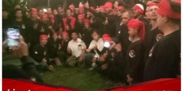 Tunjukkan Jati Dirinya, Ormas Laskar Merah Desa Cantuk Gelar Halal Bihalal dan Temu Kangen