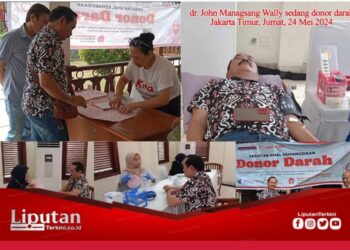 Cabup Jayapura, dr. Yohannis Manangsang, M.Kes, Ikuti Kegiatan Donor Darah bersama Yayasan 98 Peduli