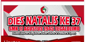 Penguatan Profil Pelajar Pancasila!  SMK 17 Agustus 1945 Tegaldlimo, Gelar Lomba E-sport dan Jalan Sehat