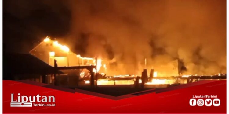 Ponpes Muhammaddiyah Desa Serikembang 1, Ludes di Lalap Sijago Merah