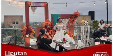Romantisme di Atas Langit: Wedding Organizer Gathering di Bohemian Rooftop Party, Platinum Adisucipto Hotel