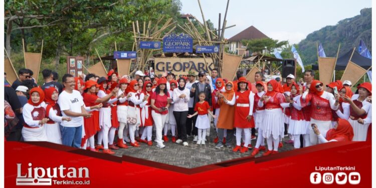 Geopark Night Specta 6.0 Resmi Dibuka di Embung Nglanggeran, Gunungkidul