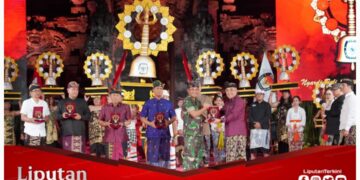 Kasi Intel Kasrem 163/WSA Hadiri Peluncuran Maskot dan Jingle Pemilihan Gubernur dan Wakil Gubernur Bali Tahun 2024