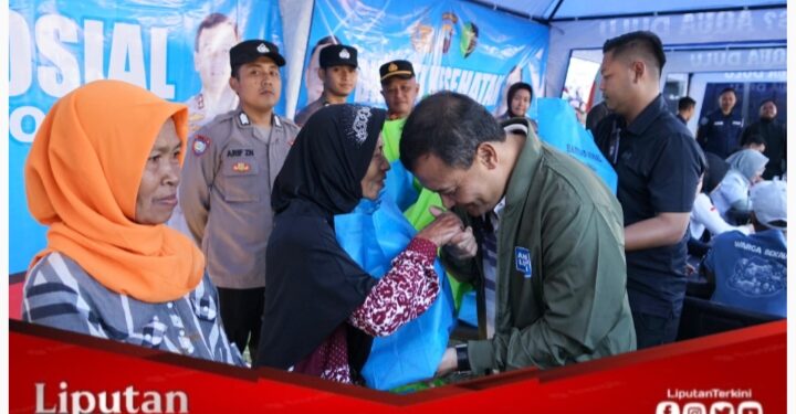Irjen Pol. Ahmad Luthfi Bagi Sembako dan Pengobatan Gratis di Gerak Jalan Sehat Tumang Fair 2024