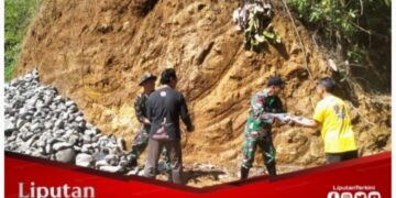 Melalui Program TMMD Kodim 0707/Wonosobo Bangun Jalan Antar Dusun