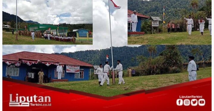 Upacara HUT Kemerdekaan RI ke-79 di Distrik Bpiri Berlangsung Aman dan Hikmat