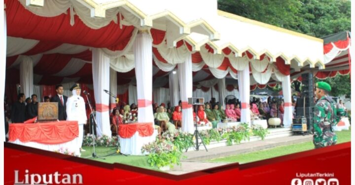 Merah Putih Berkibar, Plt. Bupati Labuhanbatu Menjadi Irup Peringatan HUT Ke-79 RI