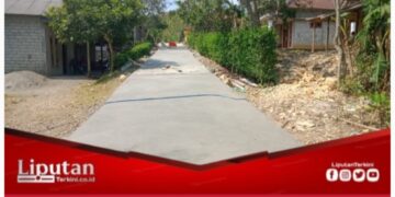 Desa Kedungbanteng Bangun Fisik Jalan Rabat Beton, Demi Tingkatkan Mobilisasi Masyarakat