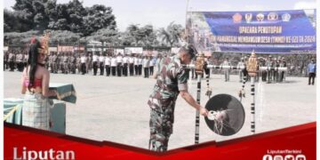 TMMD Ke-121 Kodim 1610/Klungkung Resmi di Tutup oleh Kasdam IX/Udayana
